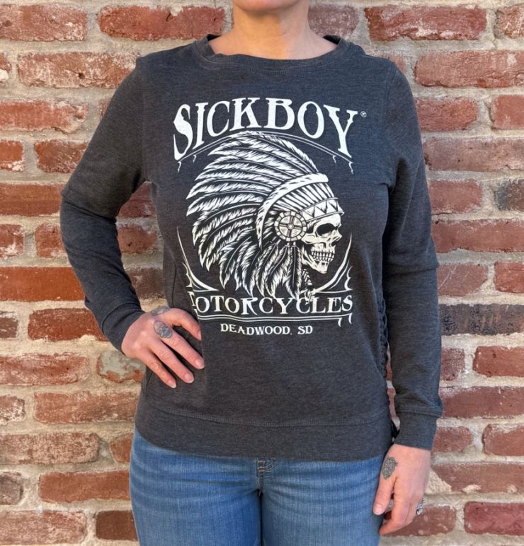 Ladies Indian Lace Side Sweat