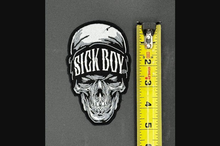 Sick Boy bandana skull patch