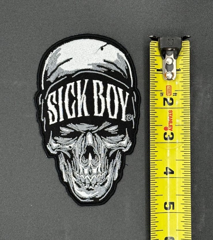 Sick Boy bandana skull patch