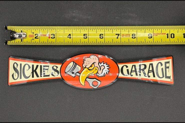 Large Sickies Garage Decal