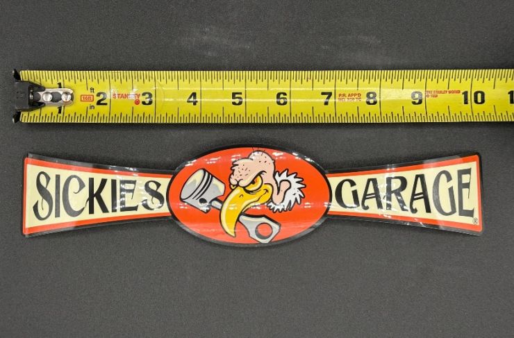 Large Sickies Garage Decal