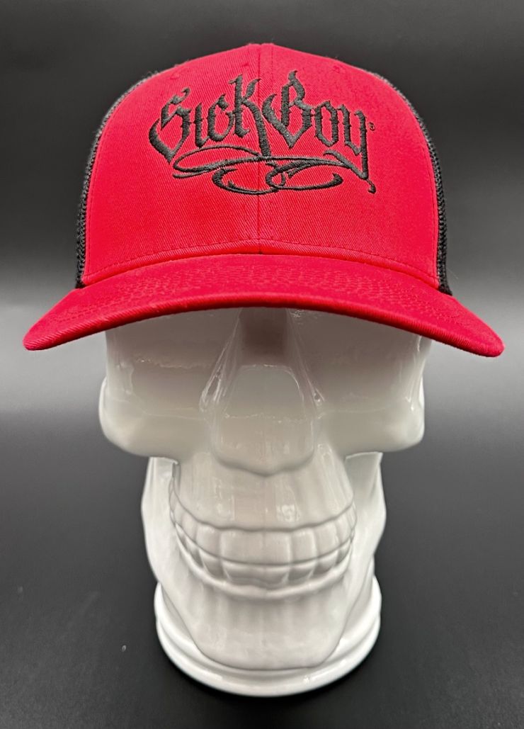 Sick Boy Curved Red/Black Snapback