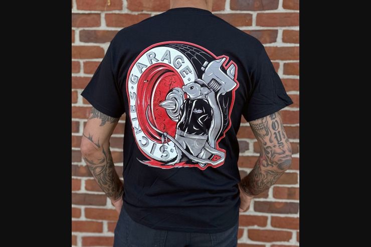 Sickies Garage Rat tee
