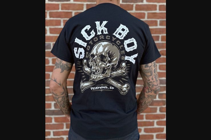 Sick Boy Tan Skull Tee
