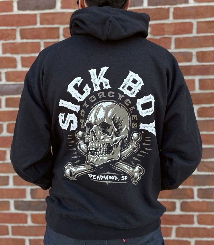 Sick Boy Tan Skull Hooded Sweat