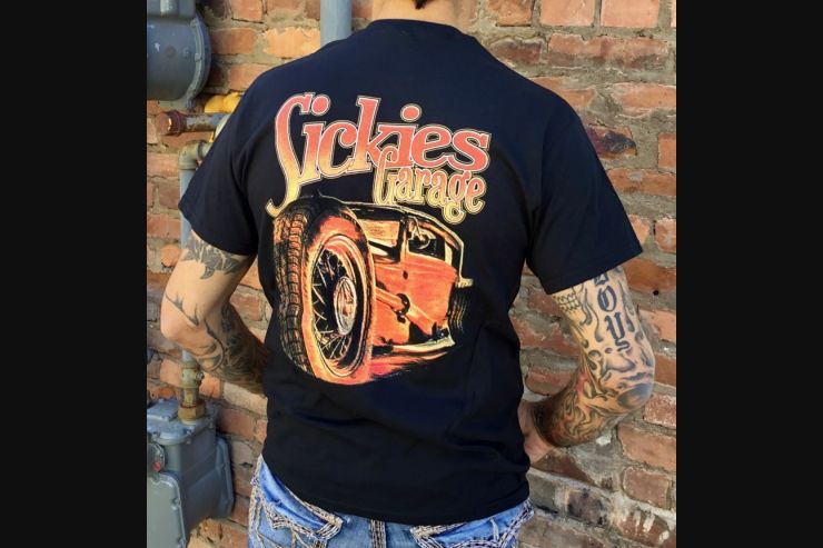 Sickies Garage Rusty Car Tee