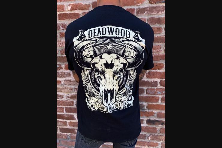 Deadwood Buffalo Skull Tee