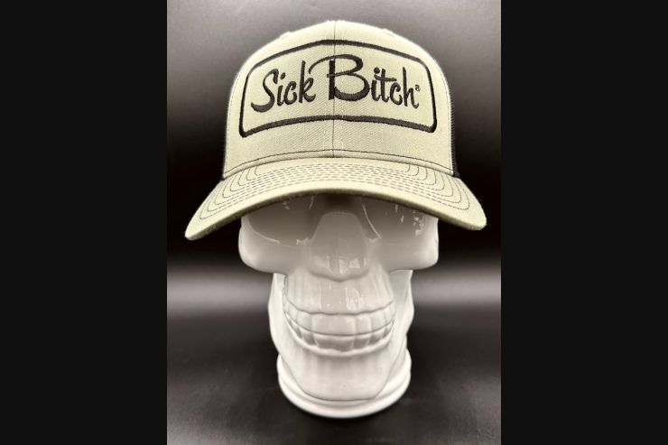 Sick Bitch Olive Green/Black Snapback