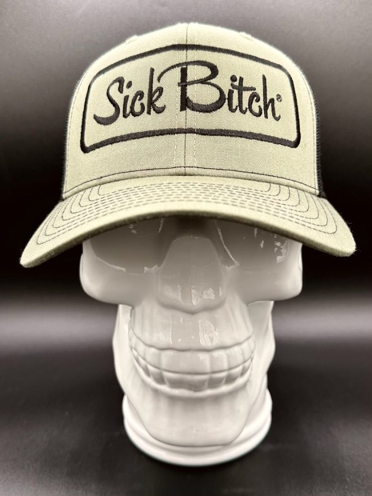 Sick Bitch Olive Green/Black Snapback