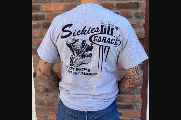 Grey Sickies Knuckle Tee