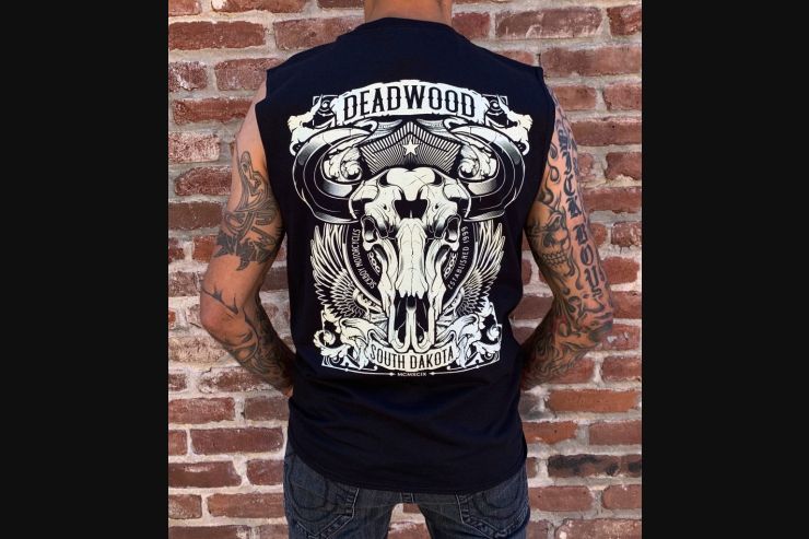 Deadwood Buffalo Skull Sleeveless 