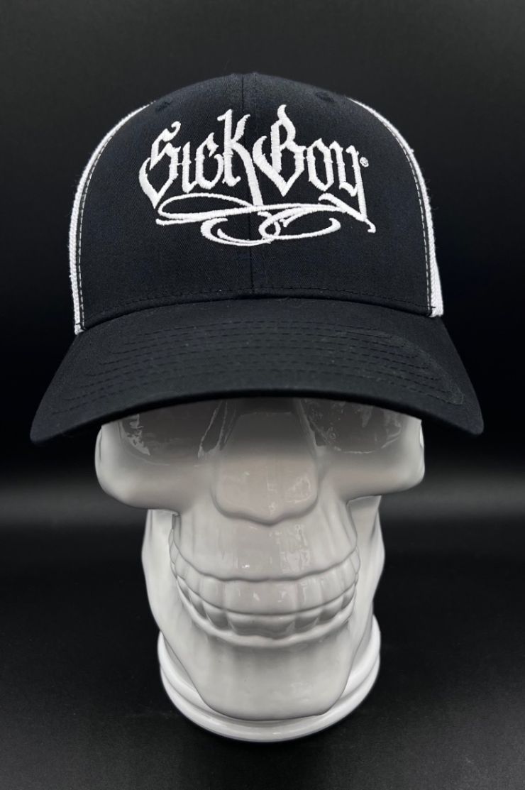 Sick Boy B/W curved snapback cap