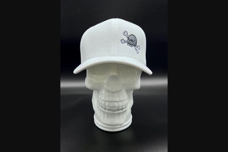 Sick Boy White Mesh Skull Hat