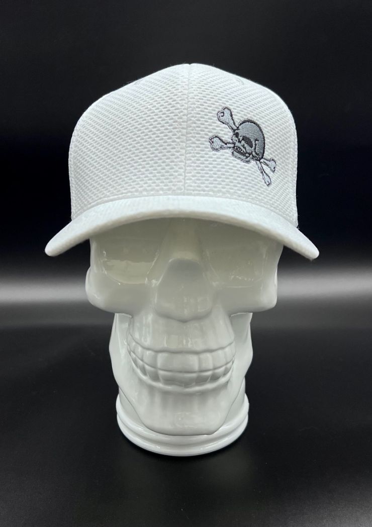 Sick Boy White Mesh Skull Hat