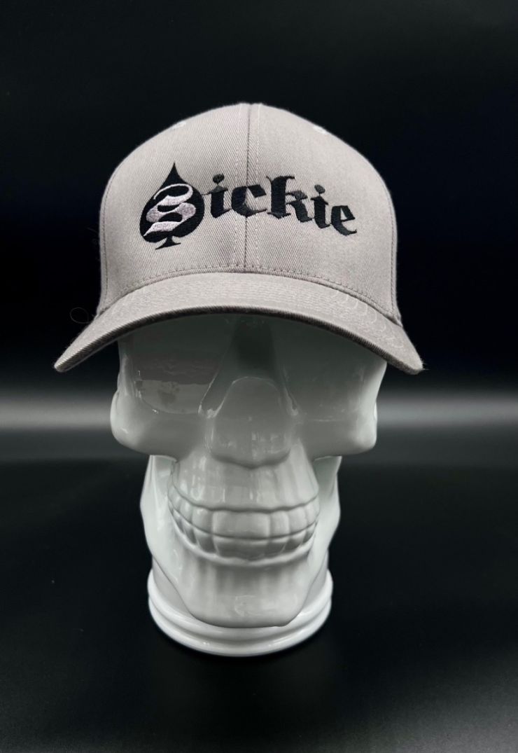 Grey Sickie Flex Fit Cap