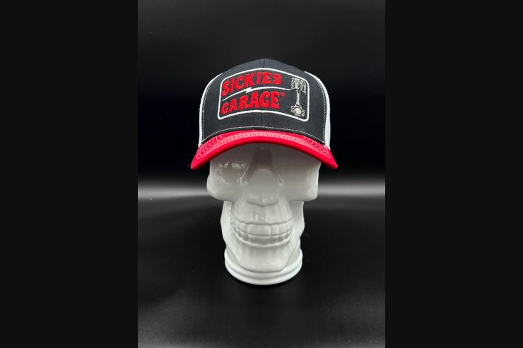 Curved Sickies Garage Red/Black Snapback