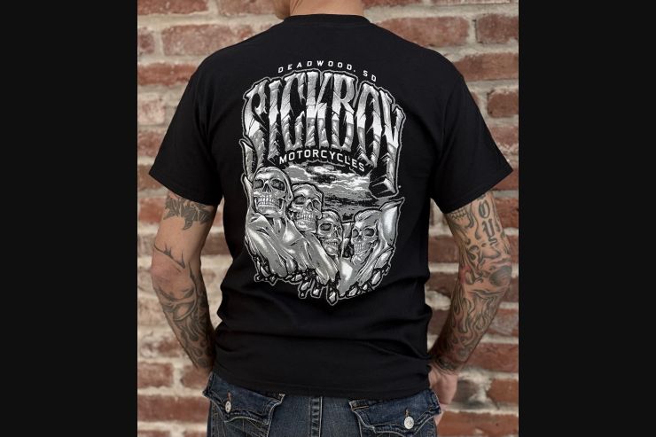 Black Rushmore Skull Tee