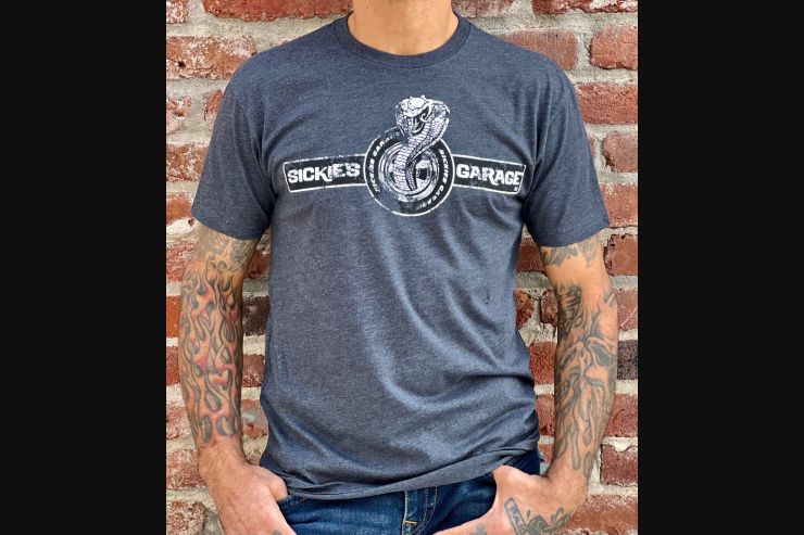 Denim Blue Sickies Cobra Tee