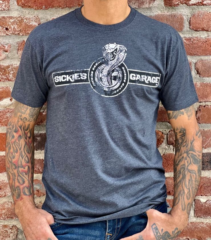 Denim Blue Sickies Cobra Tee