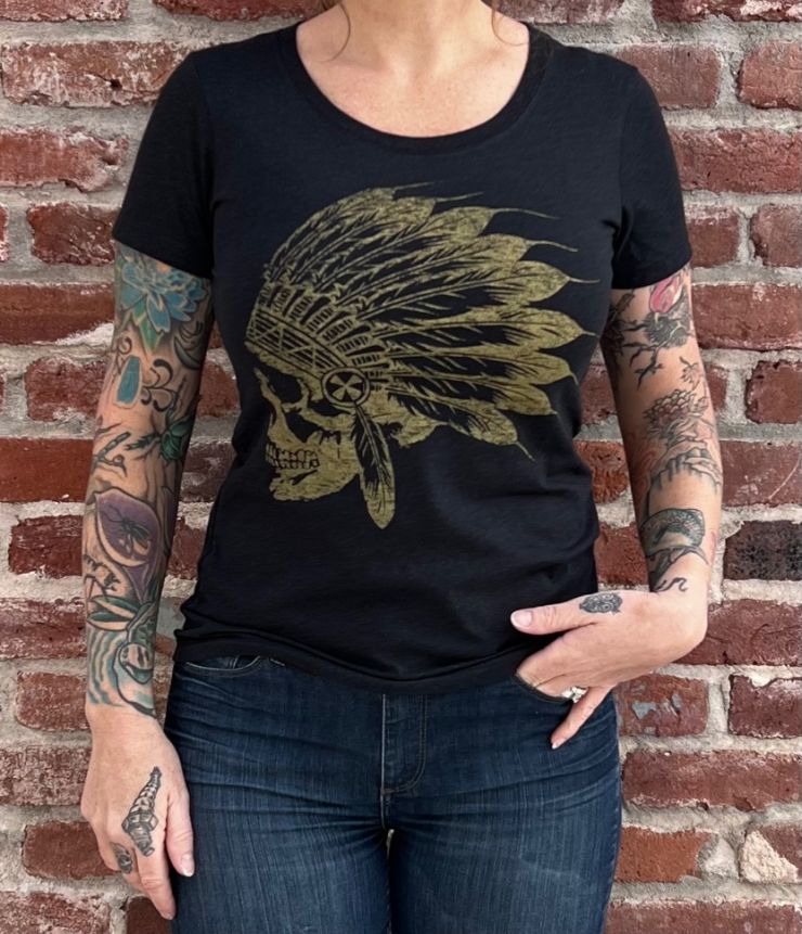 Ladies Indian Print Tee