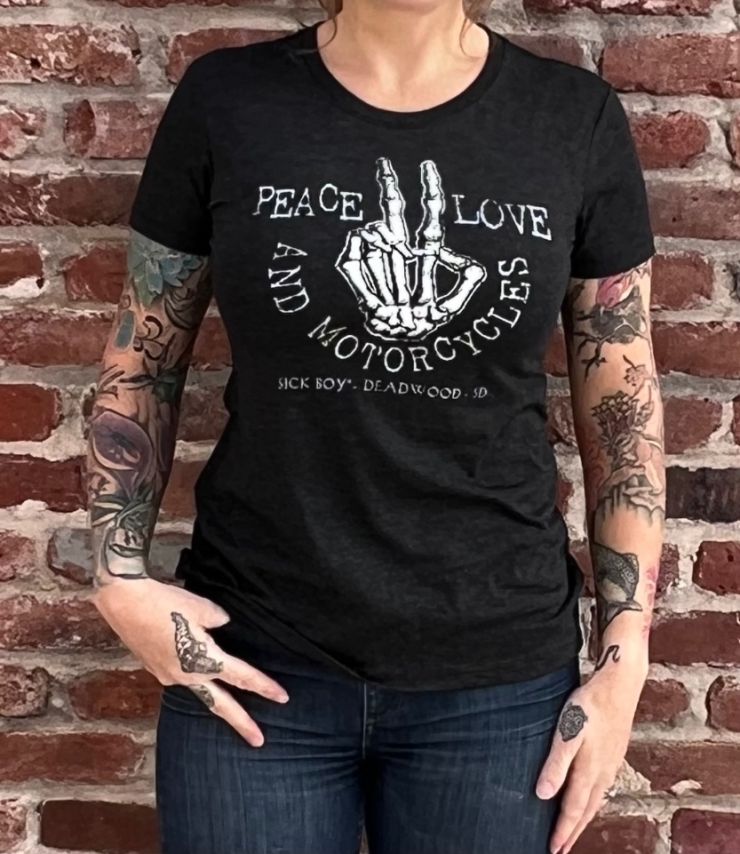 Ladies Peace Love Tee