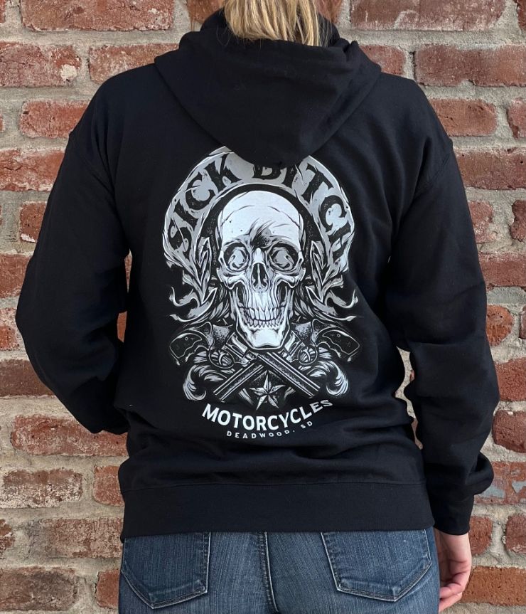 Ladies Gun Zip-Up Hoodie