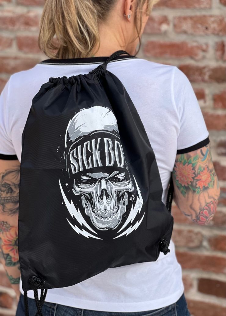 Sick Boy Lightning Skull Back Pack
