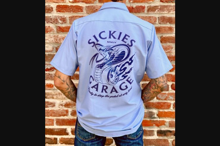 Sickies Blue Cobra Work Shirt