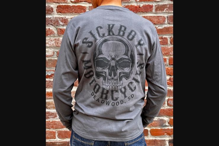 Black Skull Long Sleeve