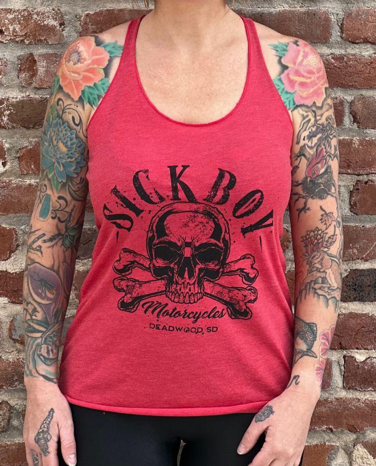 Ladies Red Sick Boy Tank