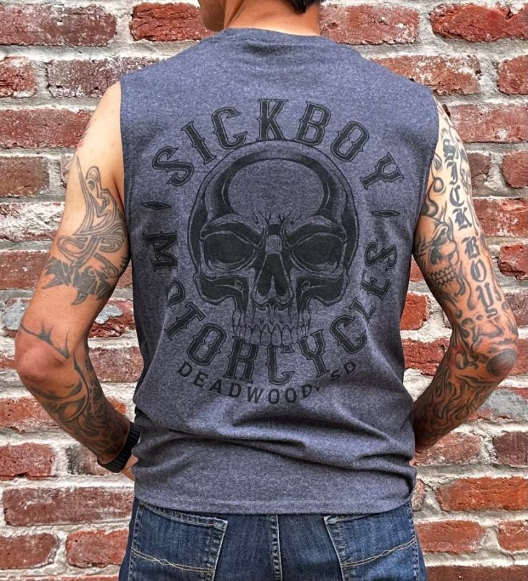 Black Skull Sleeveless