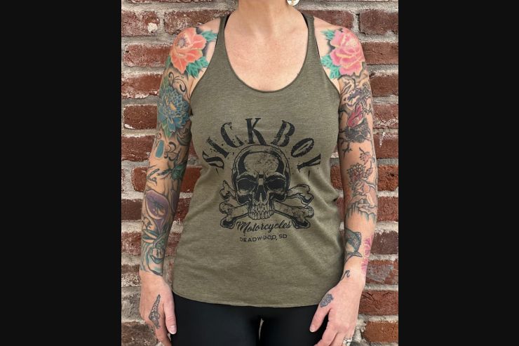 Ladies Green Sick Boy Tank
