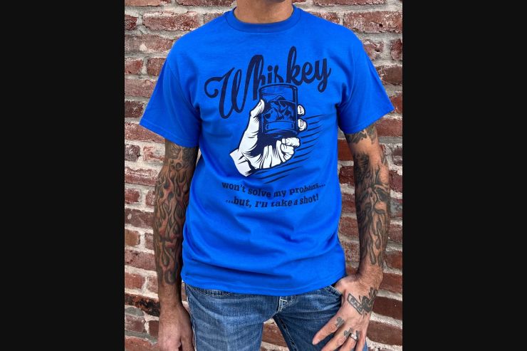 Blue Whiskey Tee