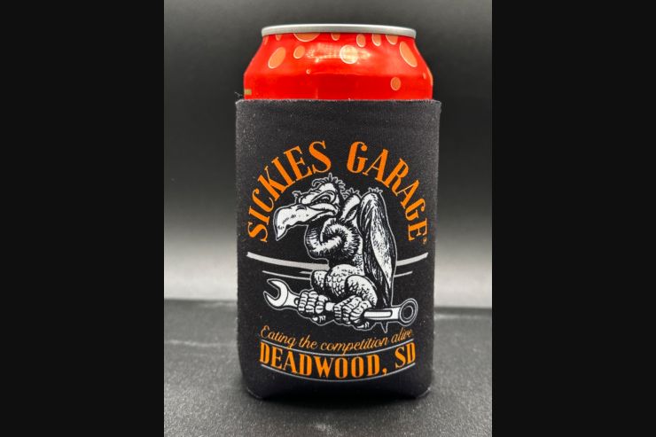 Sickies Garage Vulture Koozie 