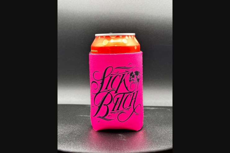 Hot Pink Bitch Koozie