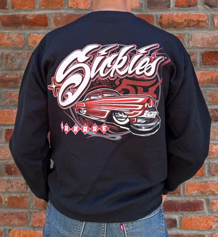 Red 54 Car Crew Sweat