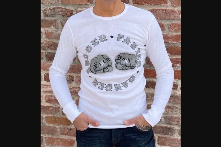 White Louder Faster Thermal