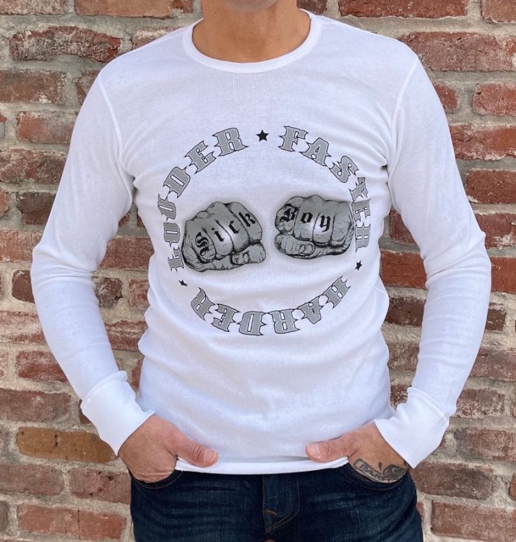 White Louder Faster Thermal