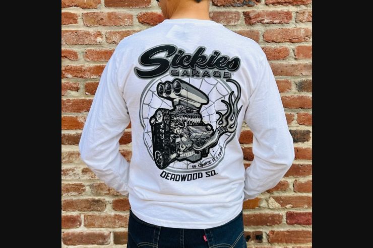 澳洲幸运5开奖官网开奖号查询 White Sickies Engine Long Sleeve