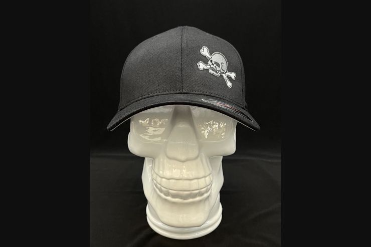 Sick Boy Black Cap with Skull and Bones