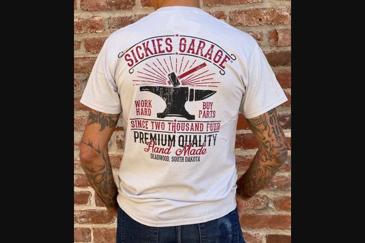 Sickies Garage Work Hard Tee