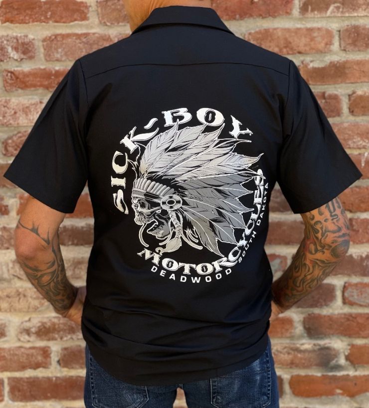Black Indian Work Shirt