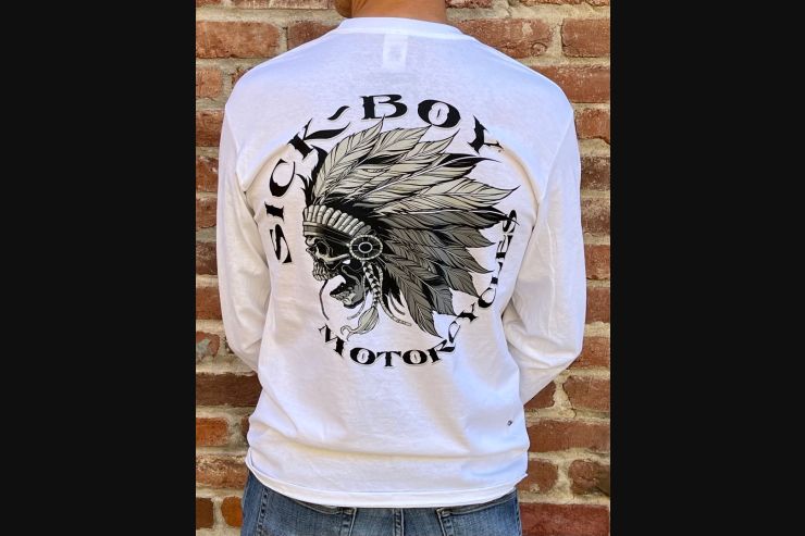 White Indian long Sleeve