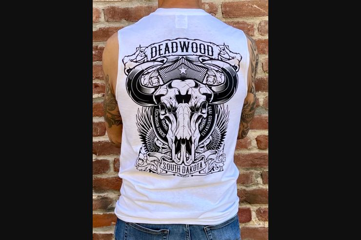 White Buffalo Skull Sleeveless