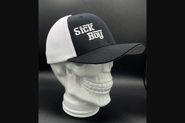 Sick Boy black and white SIF fitted cap