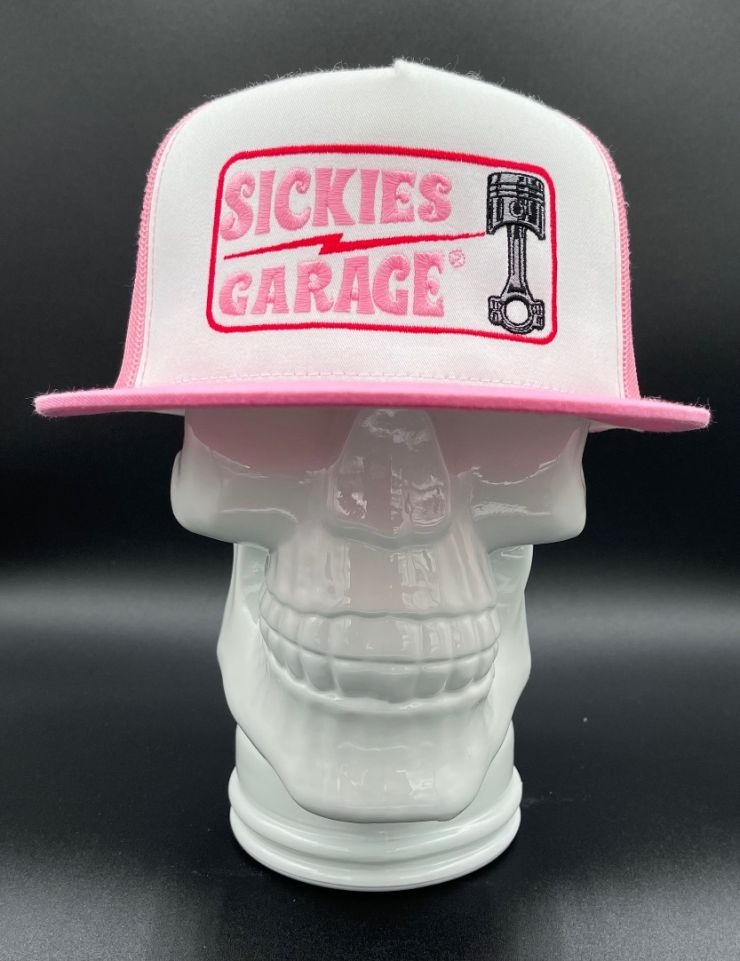 Pink Sickies Flat Piston Snapback Hat
