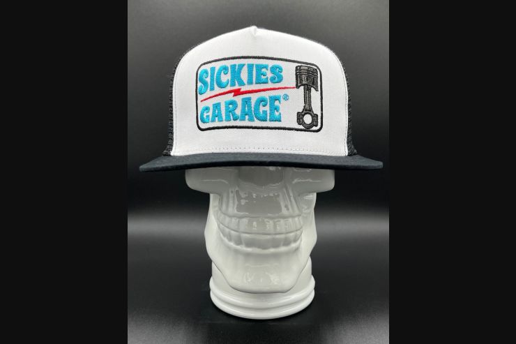 Black Sickies Flat Piston Snapback Hat