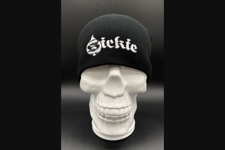 Sickie Embroidered Knit Cap