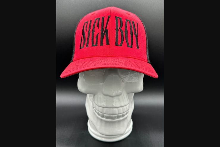 Sick Boy Red/Black OSFA Fitted Hat