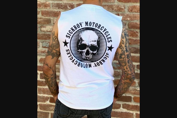 White Sick Boy Ride More Sleeveless